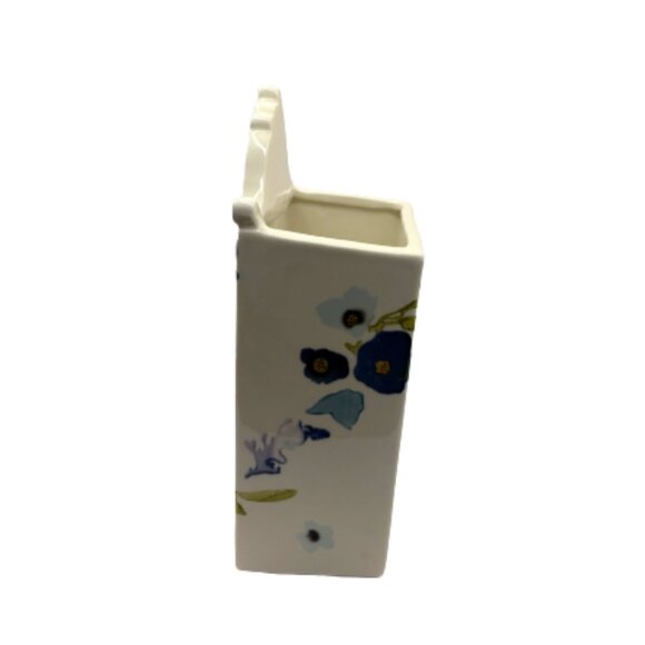 Anthropologie Floral Ceramic House Vase - No Linger Available - Picture 6 of 8